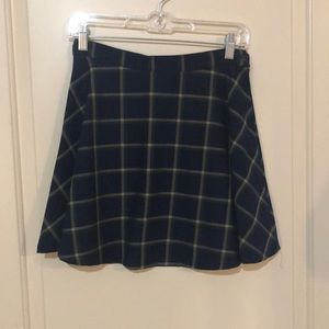 American apparel plaid skirt